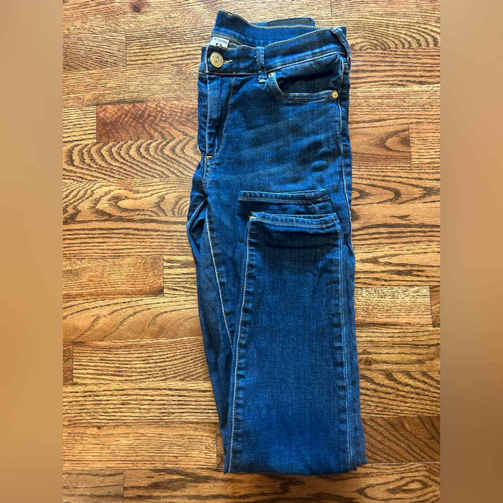 True Religion Mid-Rise Skinny Jeans with Vintage Wash